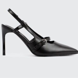Ardene Black Slingback Heels
